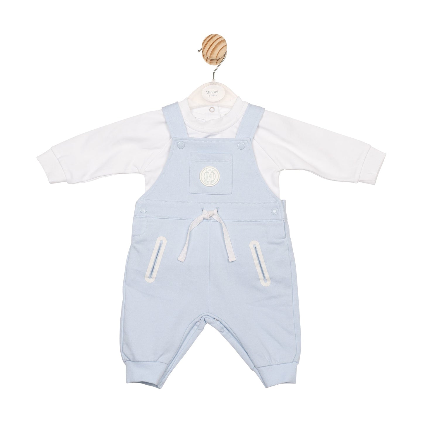 Blue Rubber M Tie Dungaree