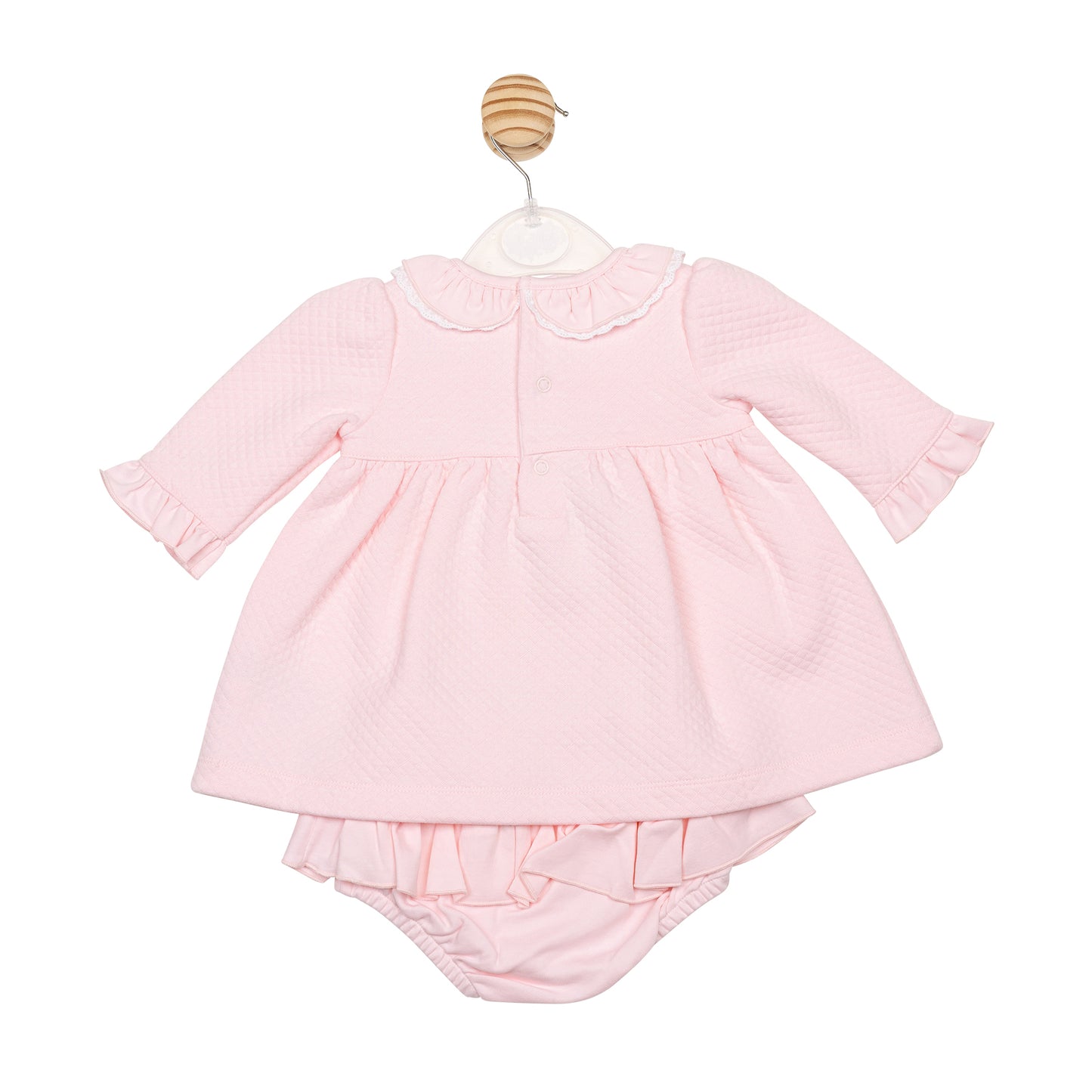 Pink Diamond Jacquard Dress and Knicker