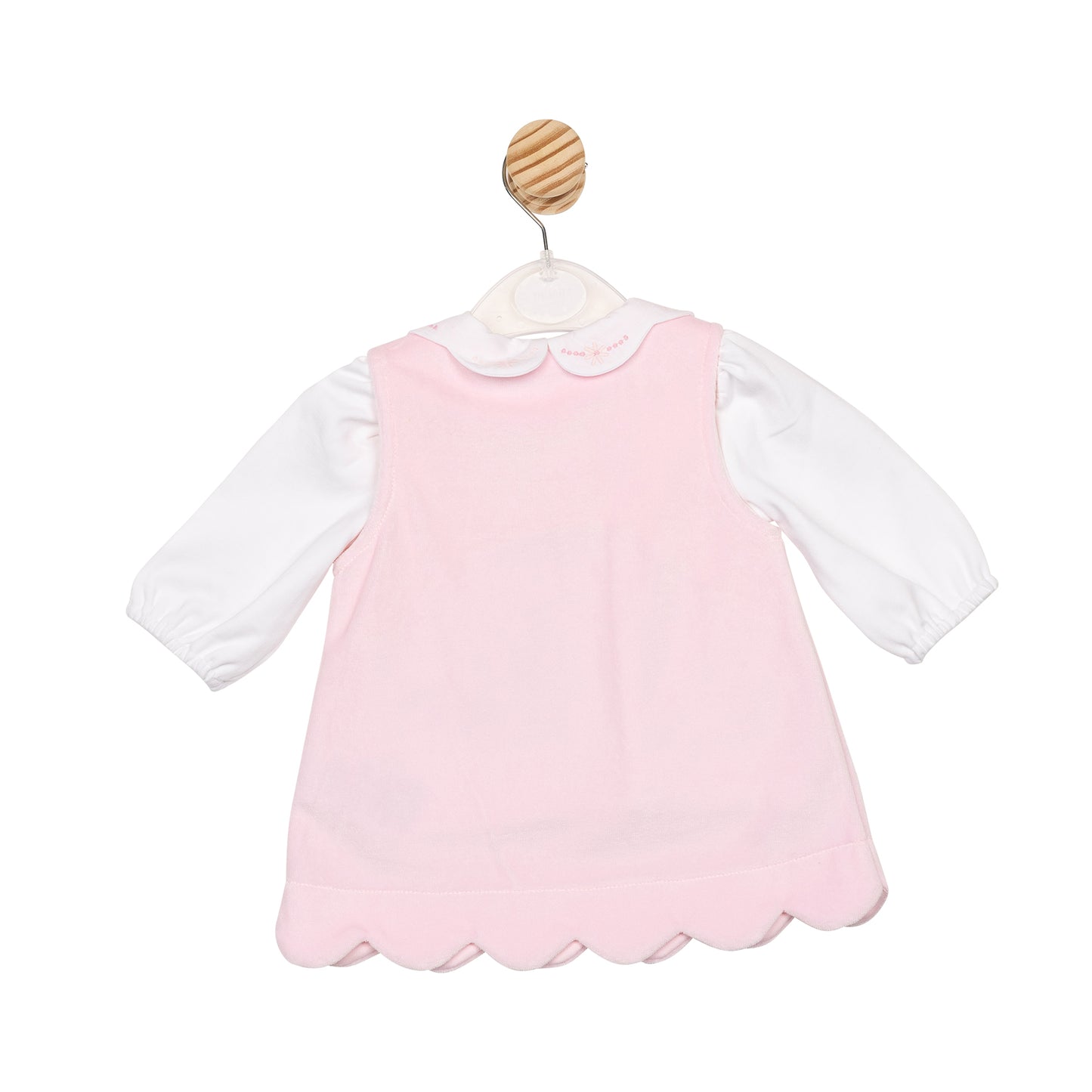 Flower Scallop Top and Pinafore