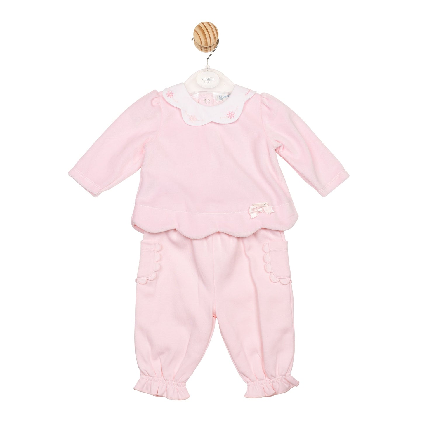 Flower Scallop Top and Trouser