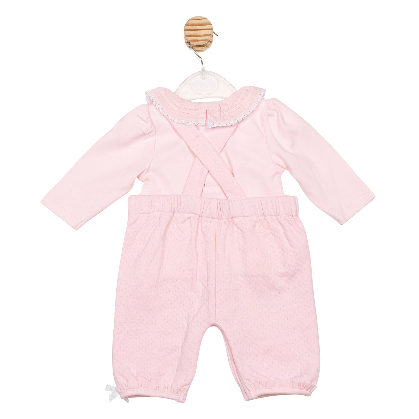 Pointelle Jacquard Top and Dungaree