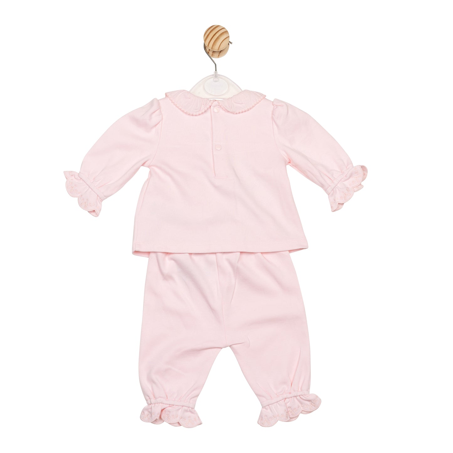 Pink Interlock Top and Trouser