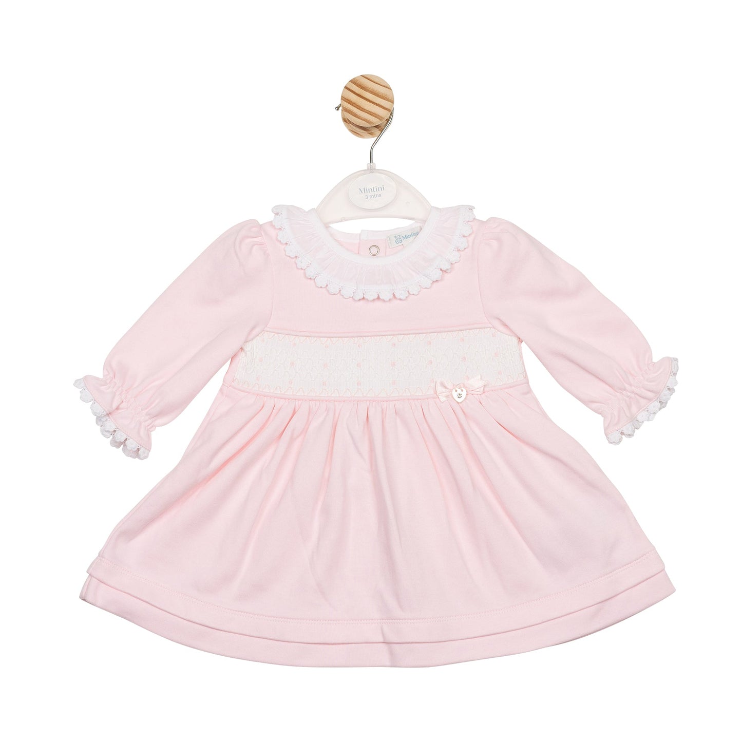 Pink Smocked Dress