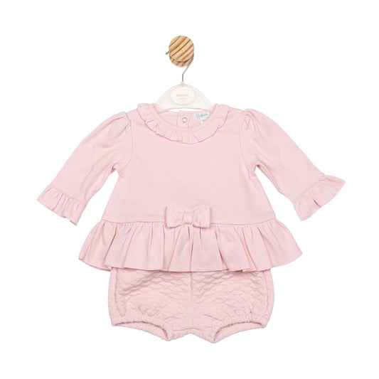 Pink Quilted Top and Bloomer