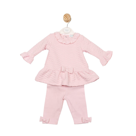 Pink Quilted Tunic and Legging