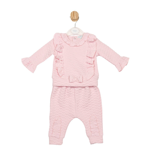 Pink Quilted Tracksuit