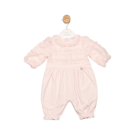 Pink Ruffle Romper
