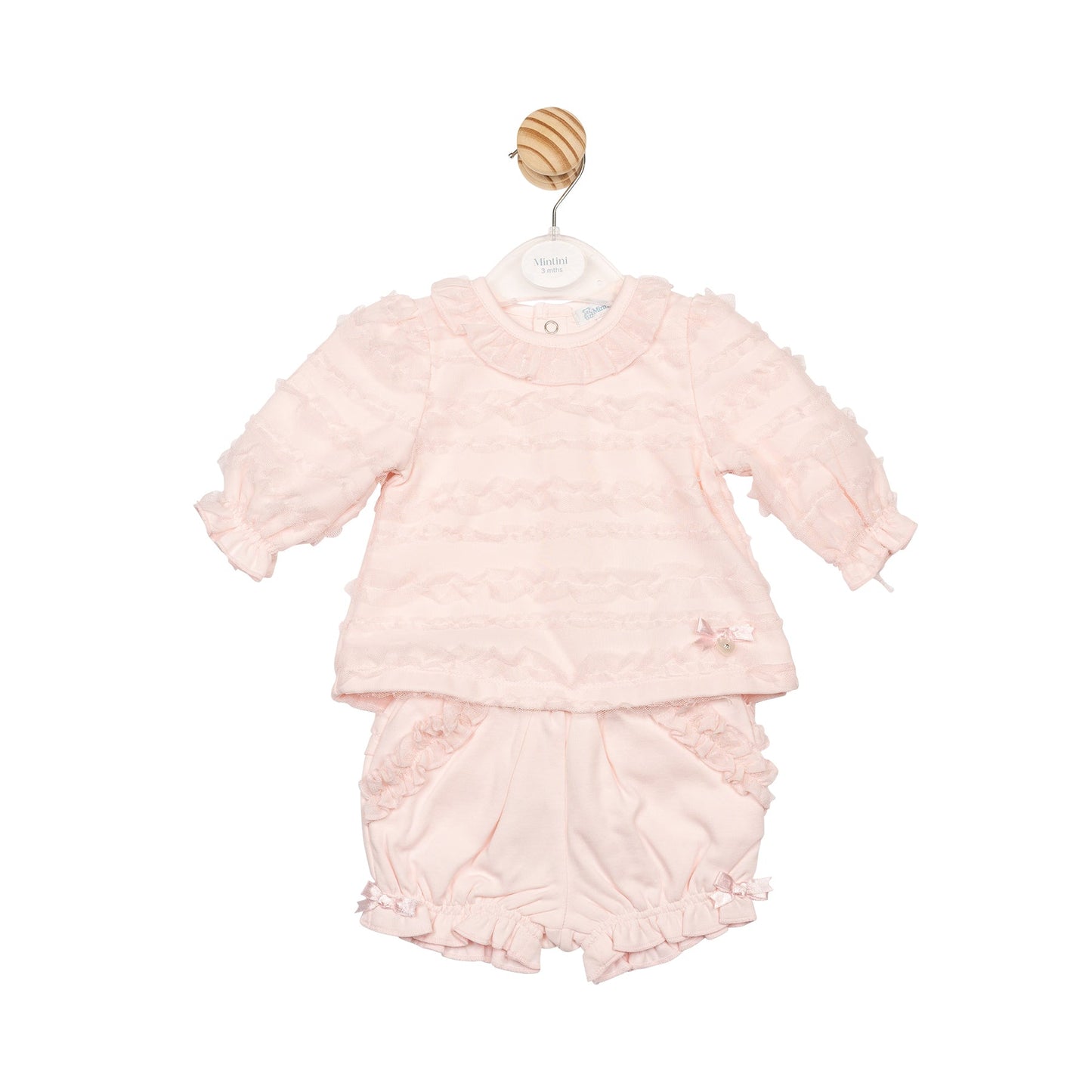 Pink Ruffle Top and Bloomer