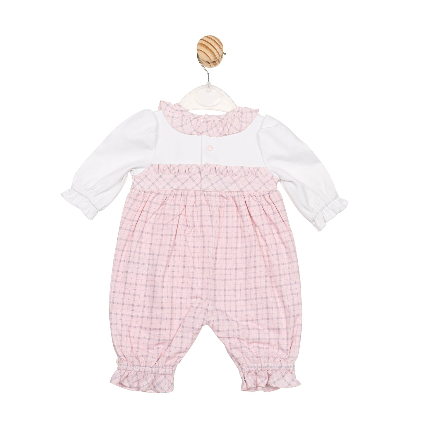 Pink Check Romper
