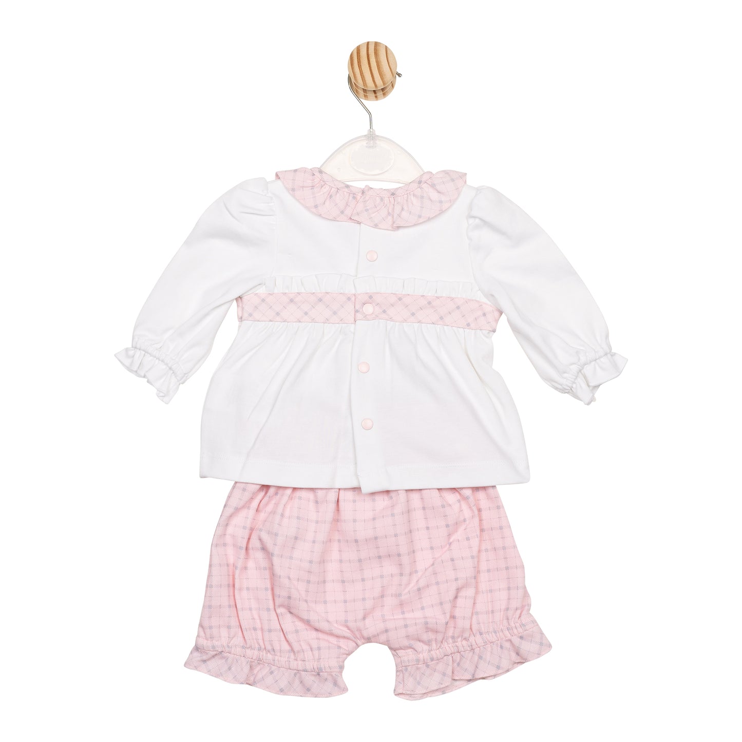 Pink Check Top and Bloomer