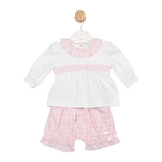 Pink Check Top and Bloomer