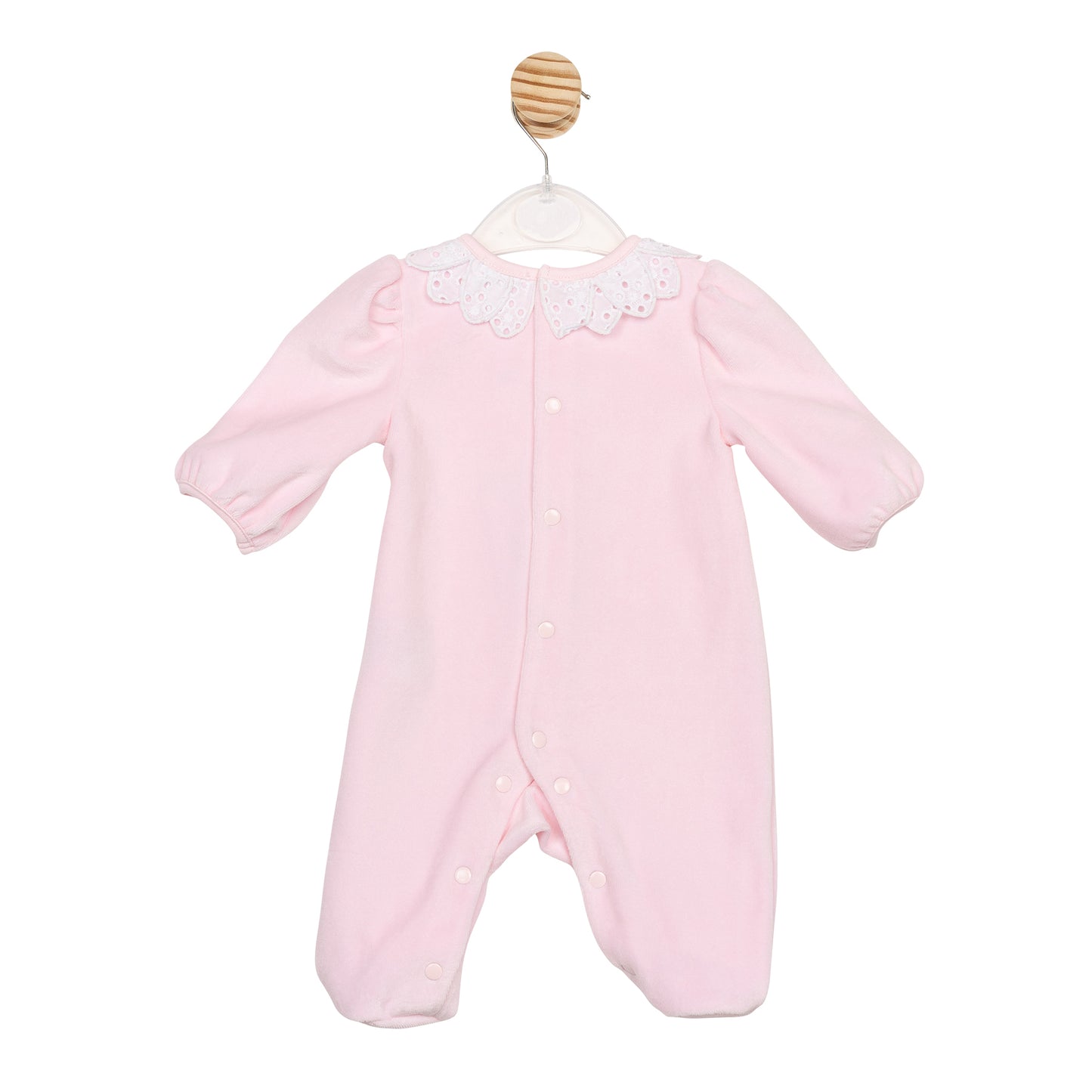 Petal Velour Babygrow