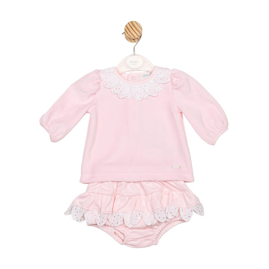 Petal Velour Top and Bloomer
