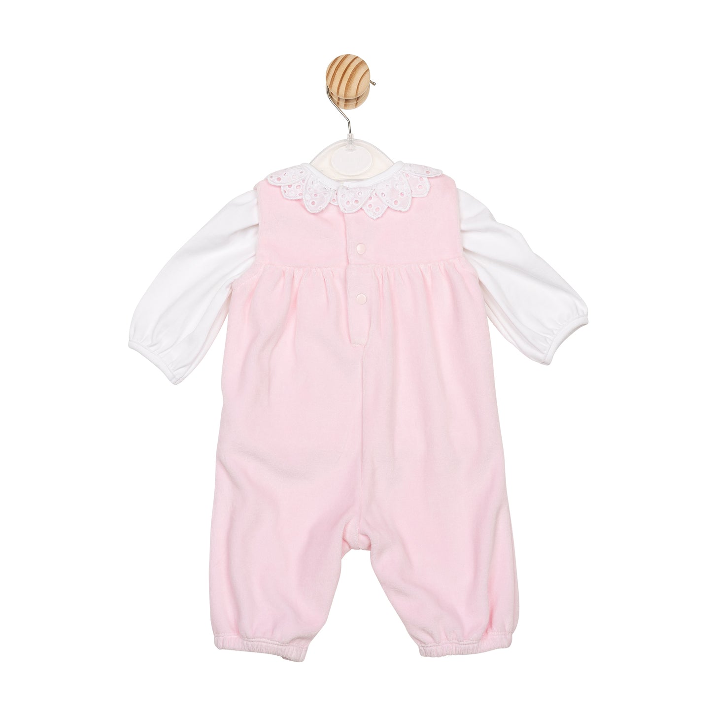 Petal Velour Top and Dungaree