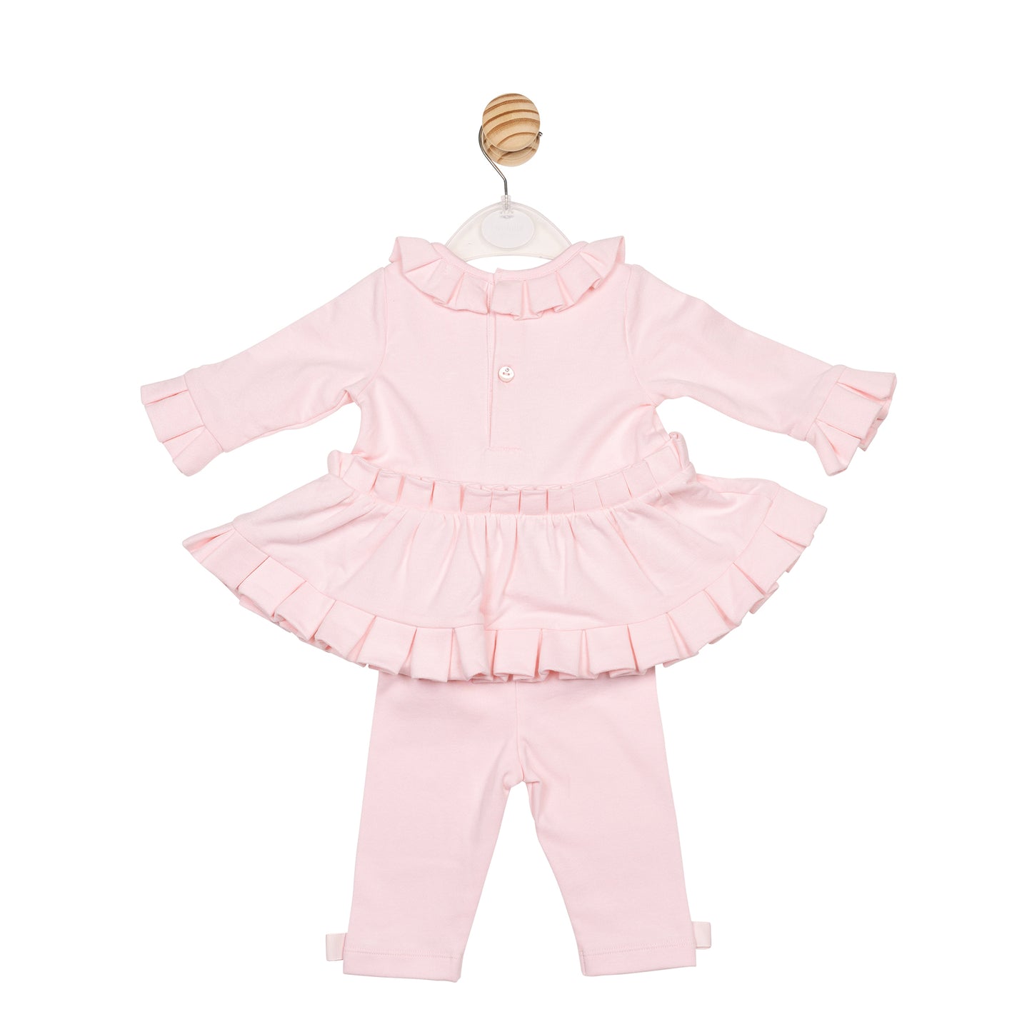 Pink Ribbon Pleat Tunic and Legging