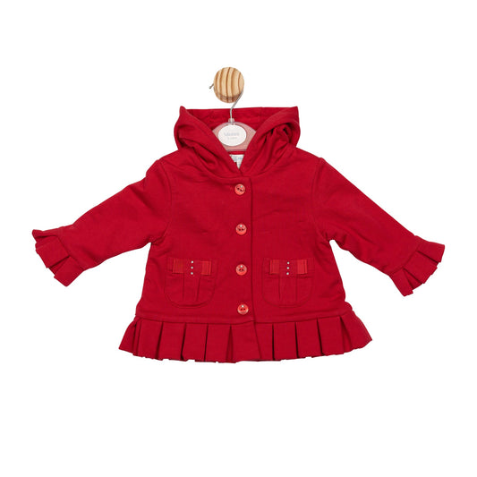 Red Ribbon Pleat Jacket