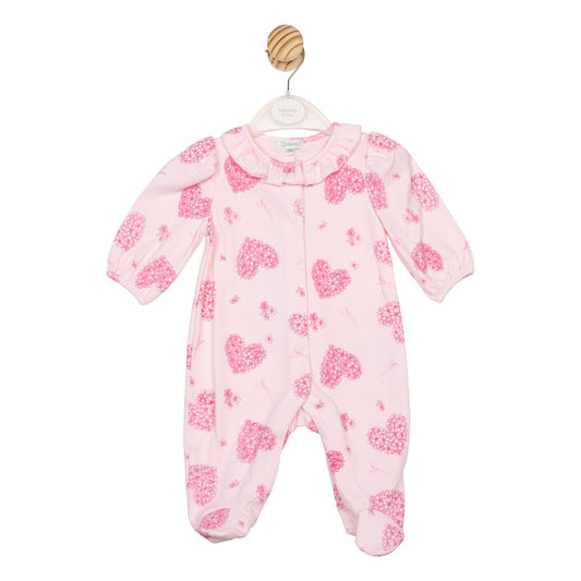 Heart Print Babygrow