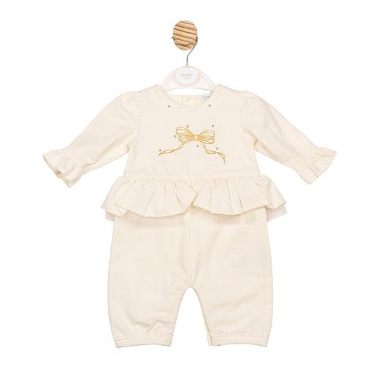 Vanilla Bow Romper