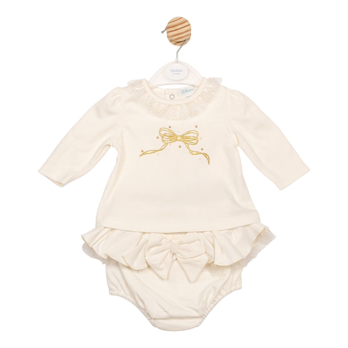 Vanilla Bow Top and Jam Pant