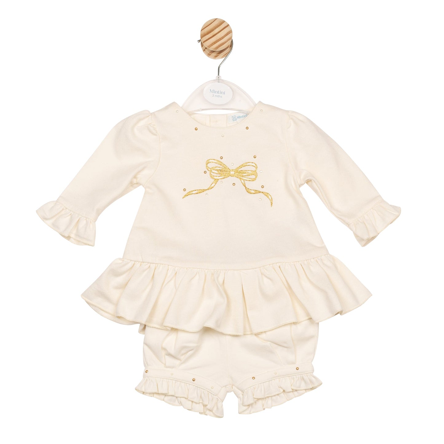 Vanilla Bow Top and Bloomer Short