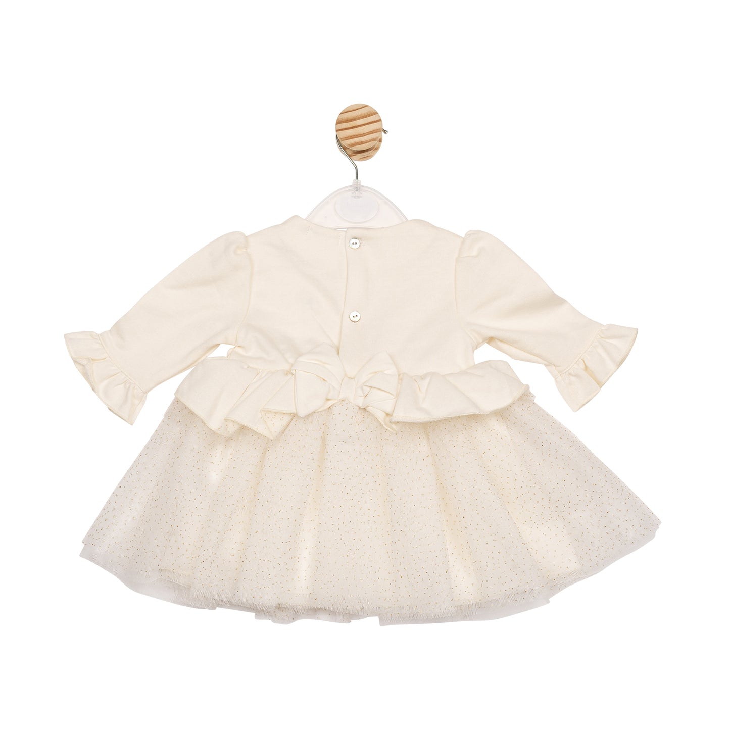 Vanilla Bow Tuille Dress