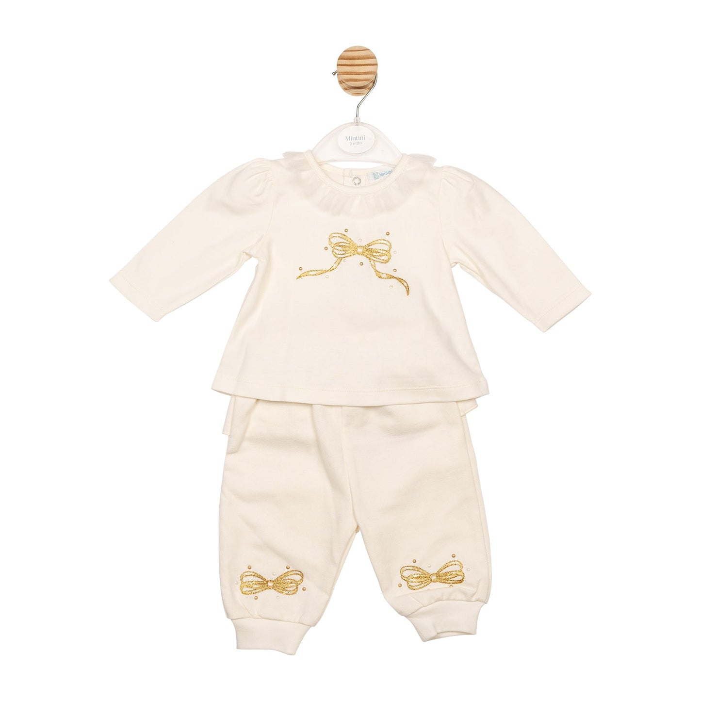 Vanilla Bow Tracksuit