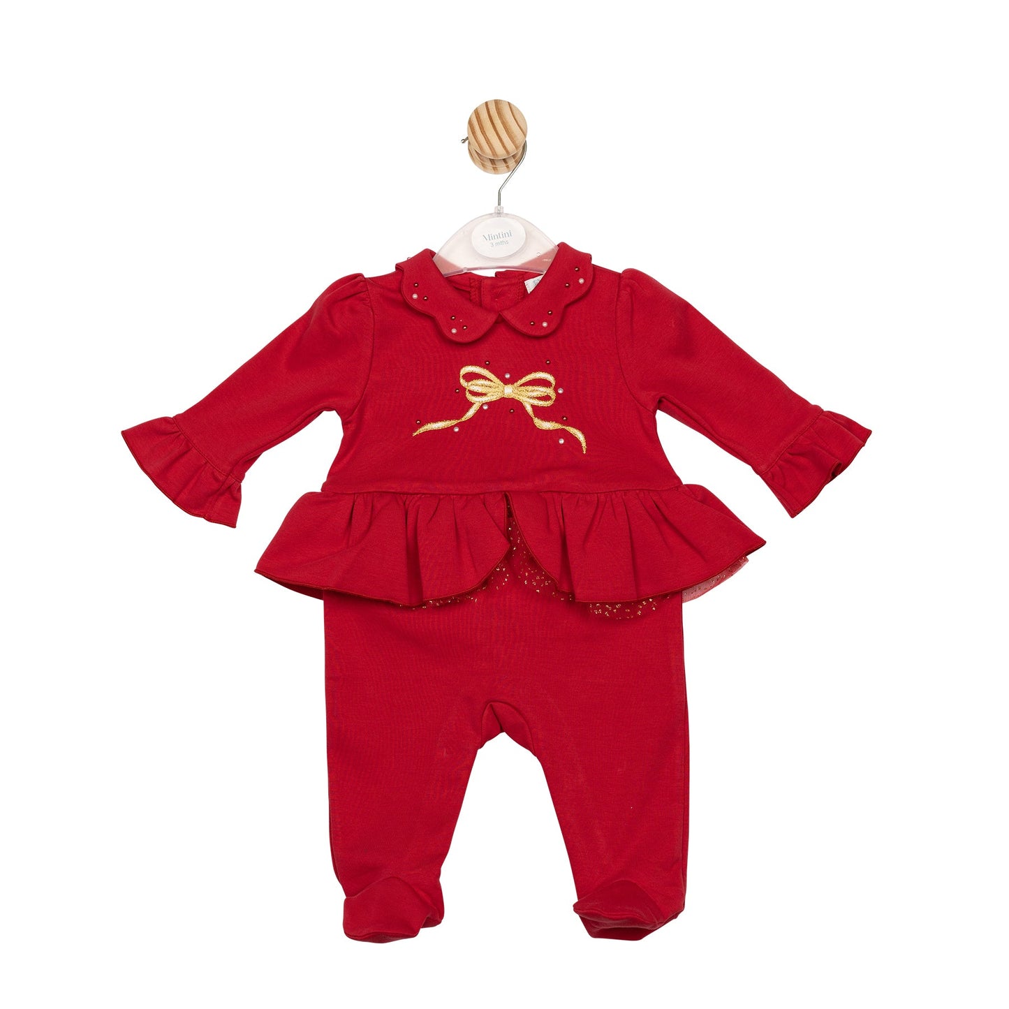 Ruby Bow Babygrow
