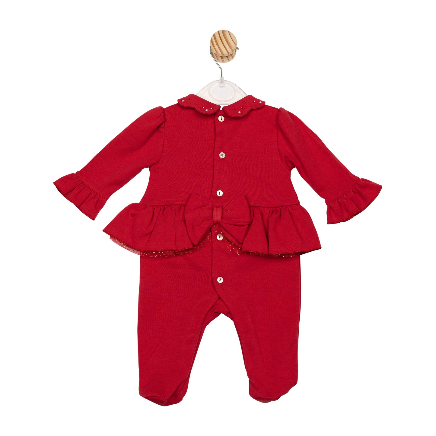 Ruby Bow Babygrow