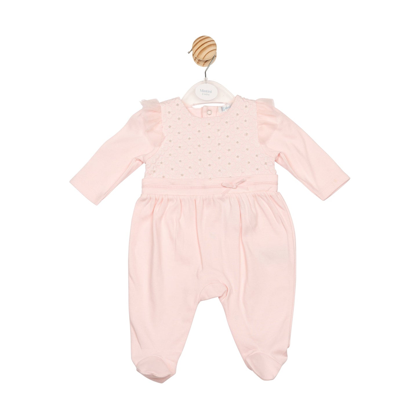 Blush Interlock Babygrow