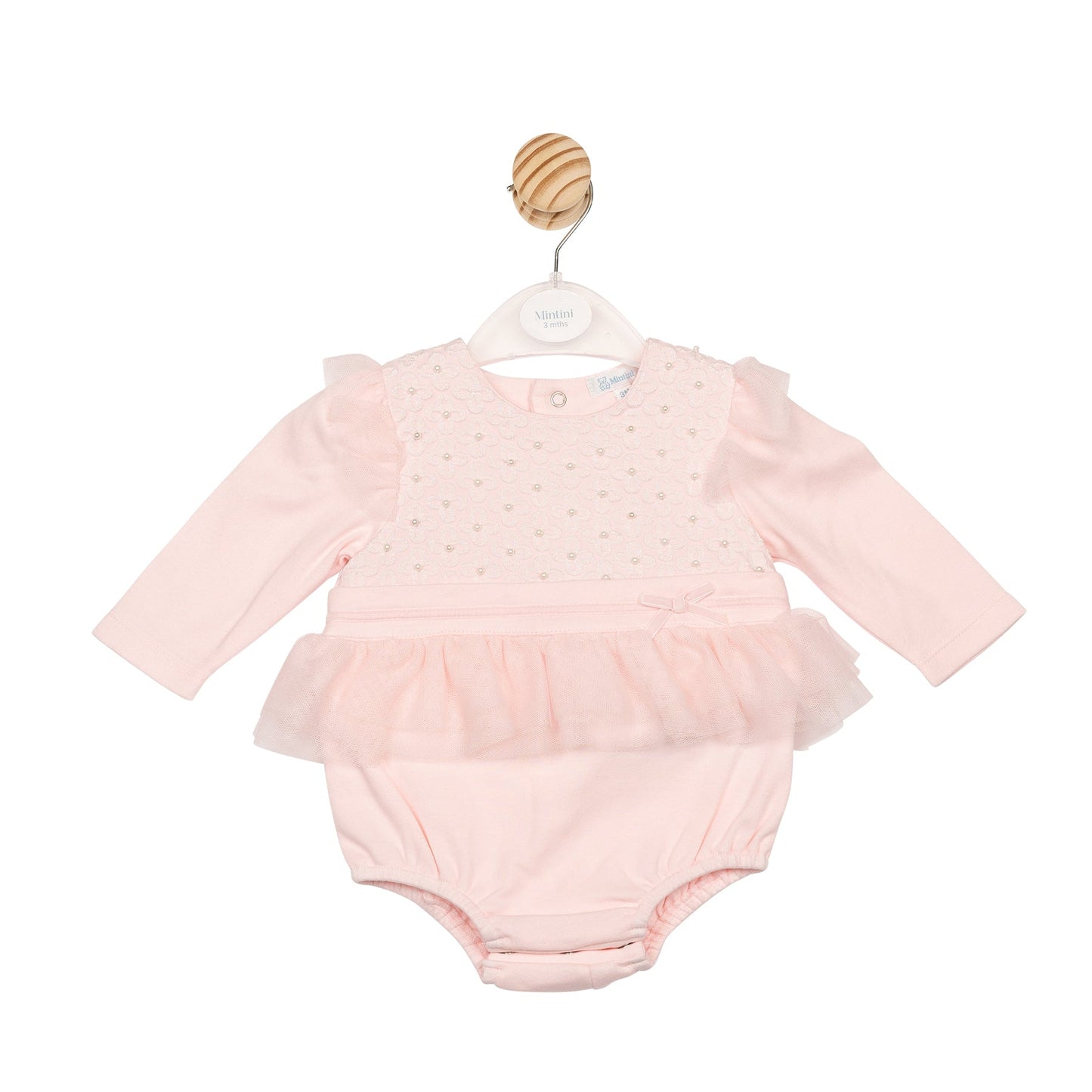 Blush Interlock Short Romper