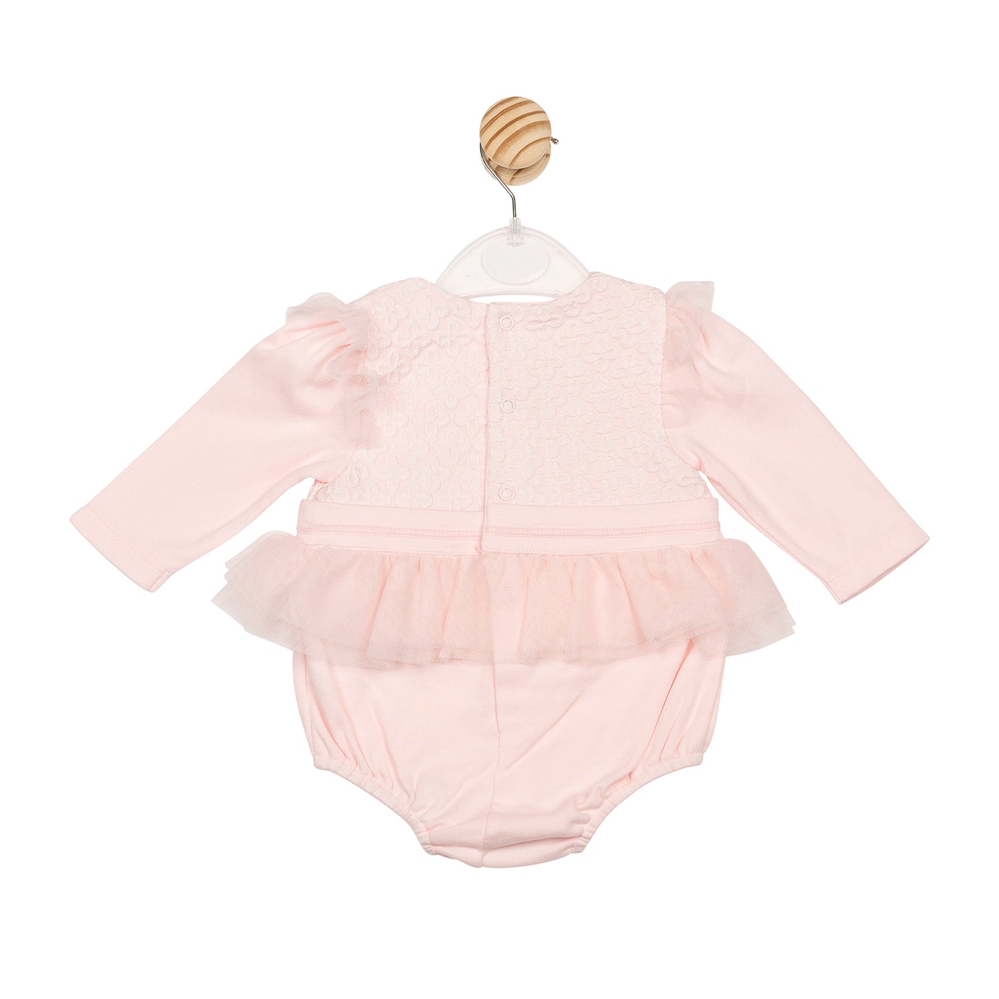 Blush Interlock Short Romper