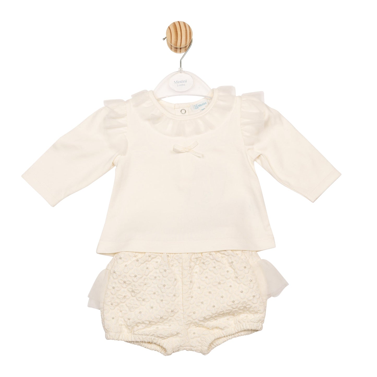 Ivory Interlock Top and Bloomer Short