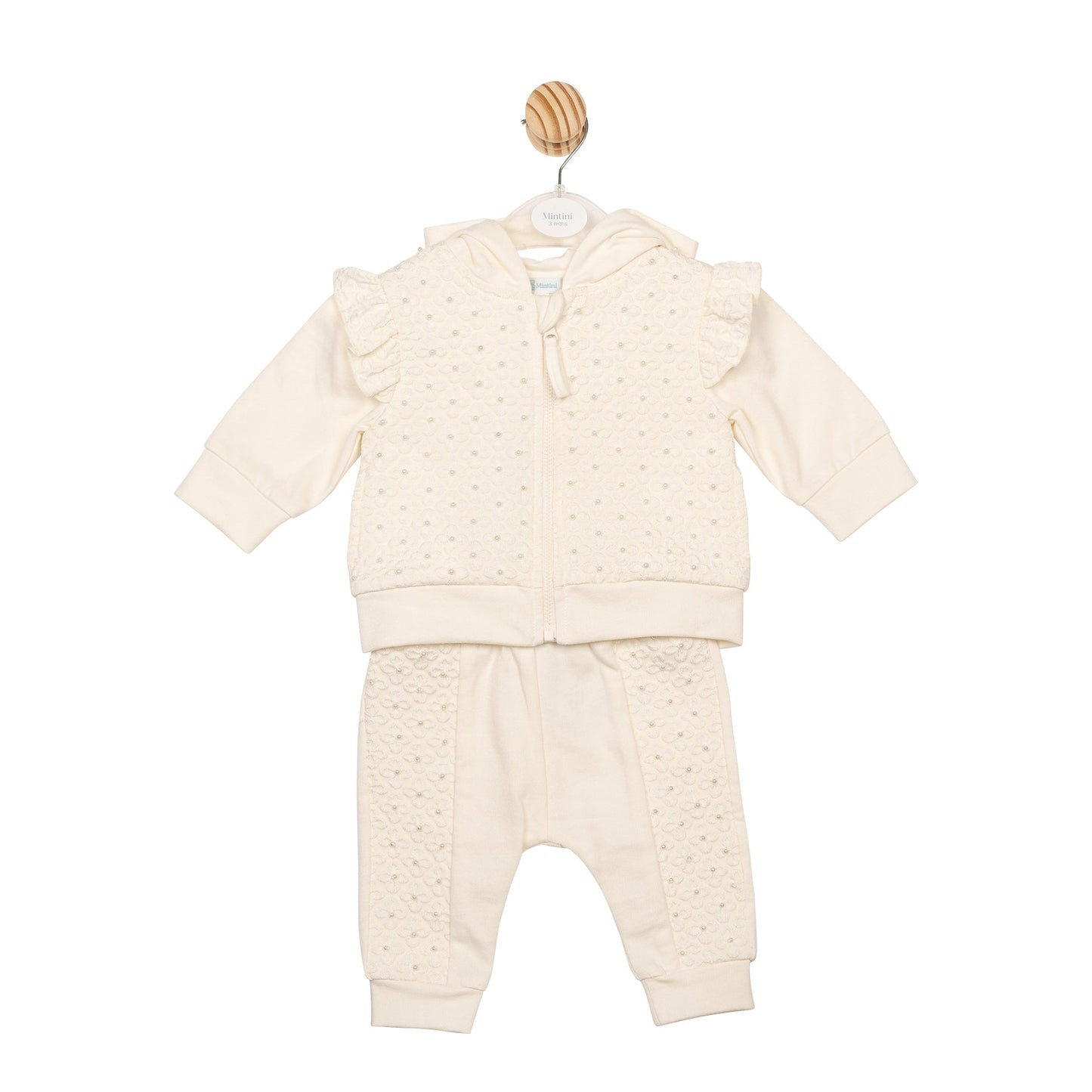 Ivory Interlock Tracksuit