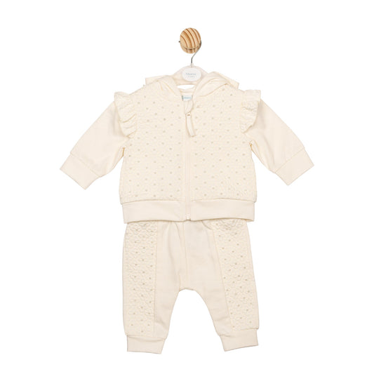 Ivory Interlock Tracksuit