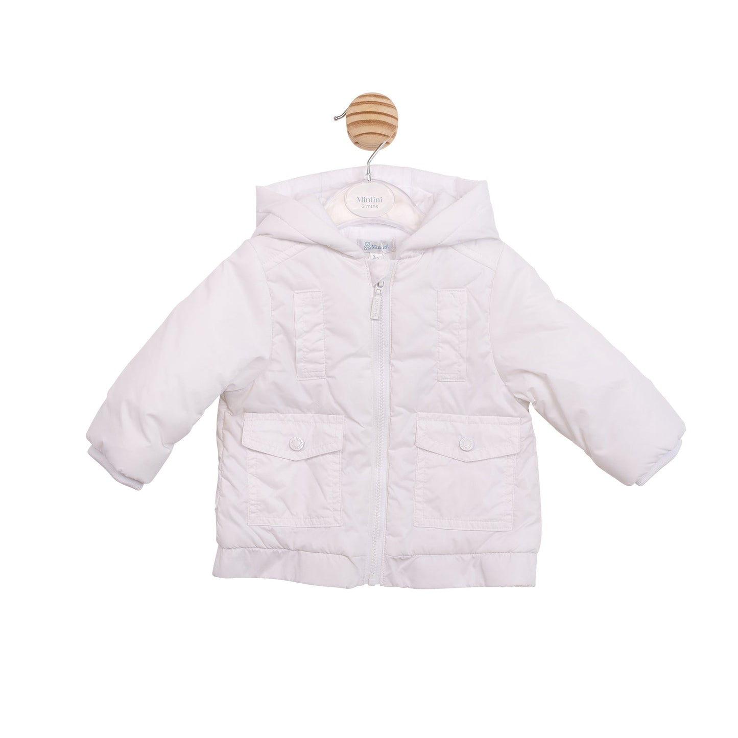 White Pocket Coat