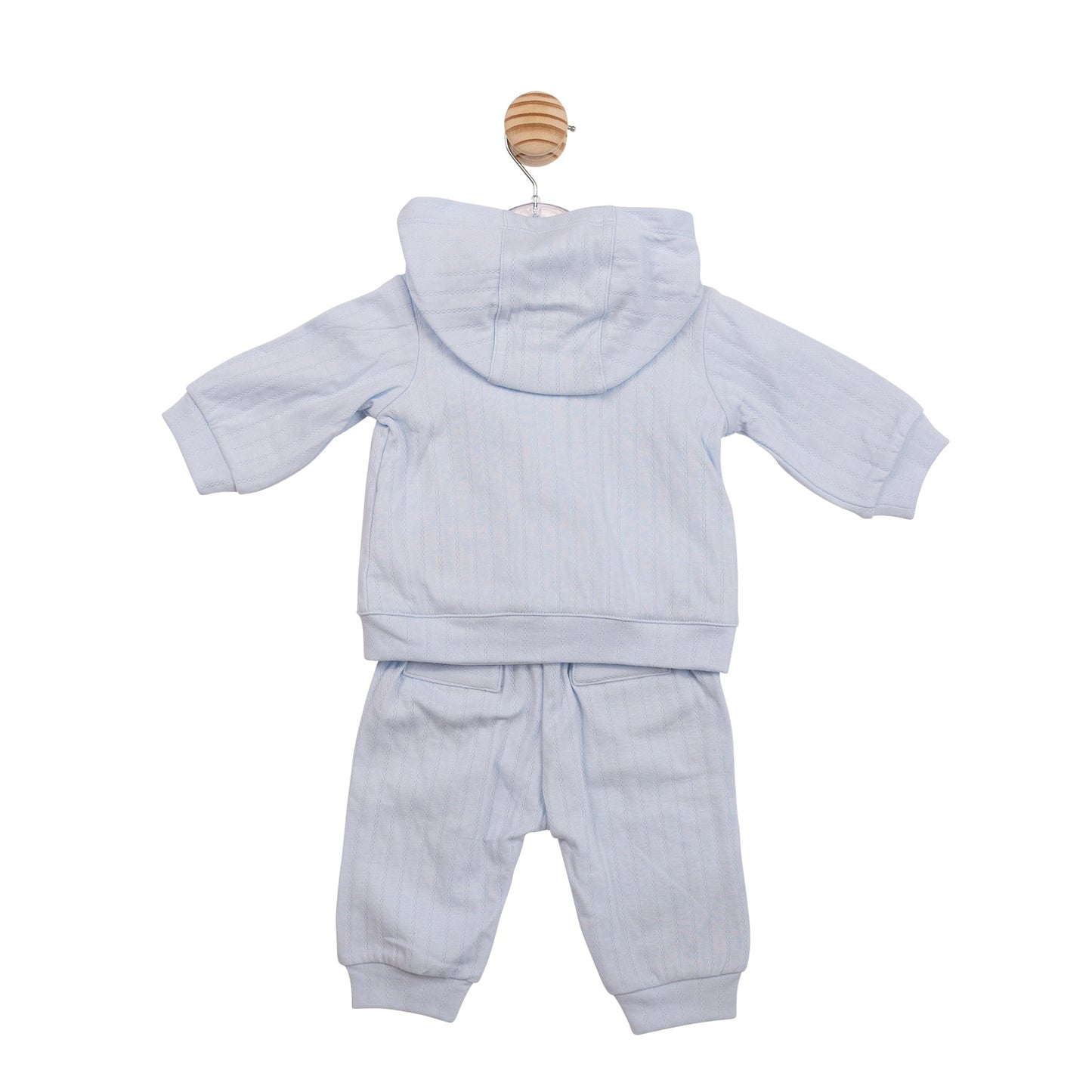 Blue Jacquard 3pc Tracksuit