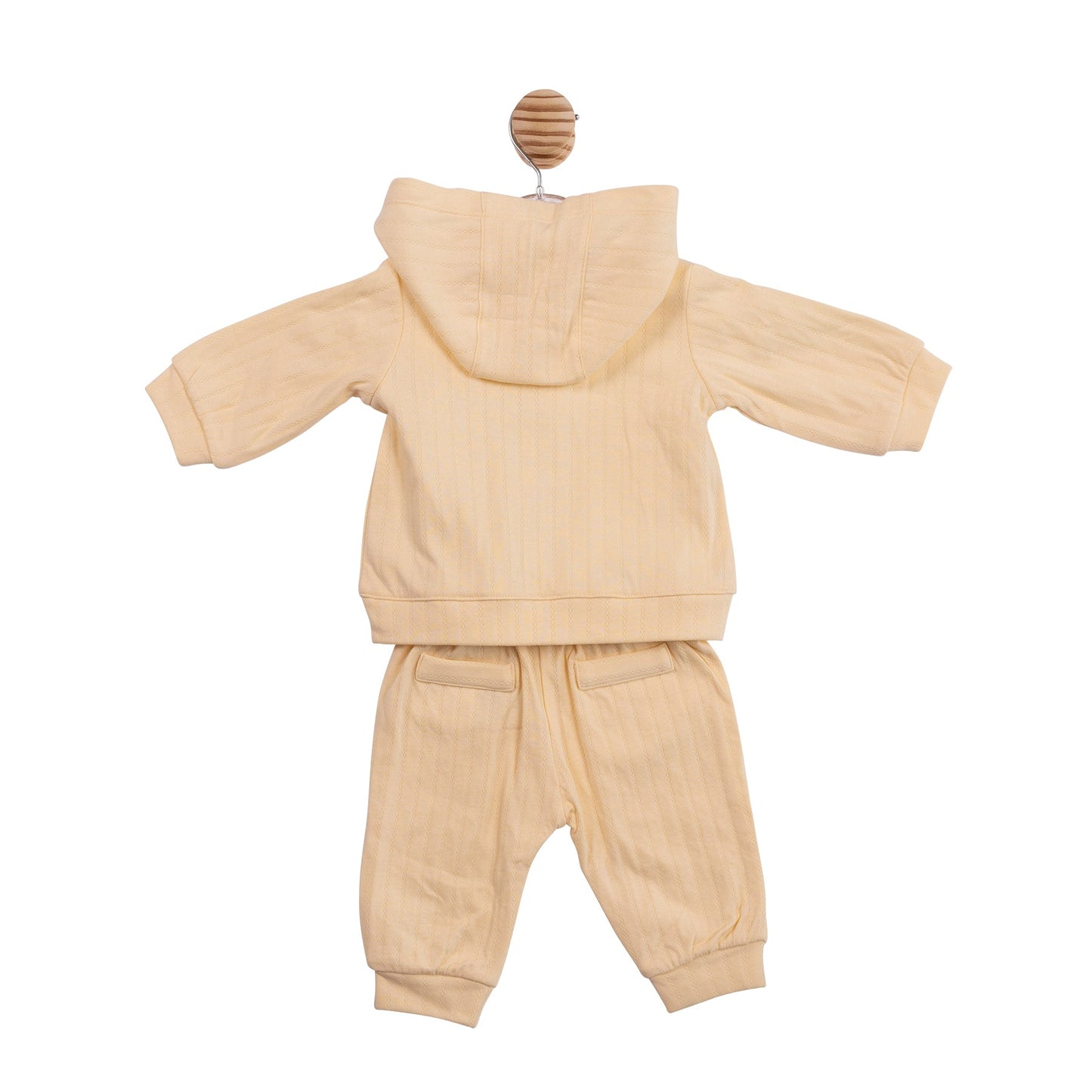 Yellow Jacquard 3pc Tracksuit