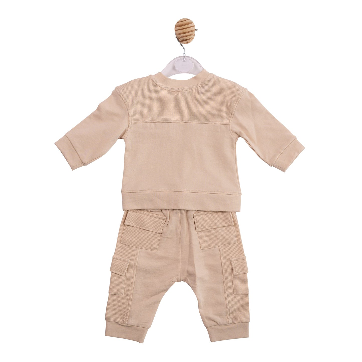 Beige Cargo Tracksuit