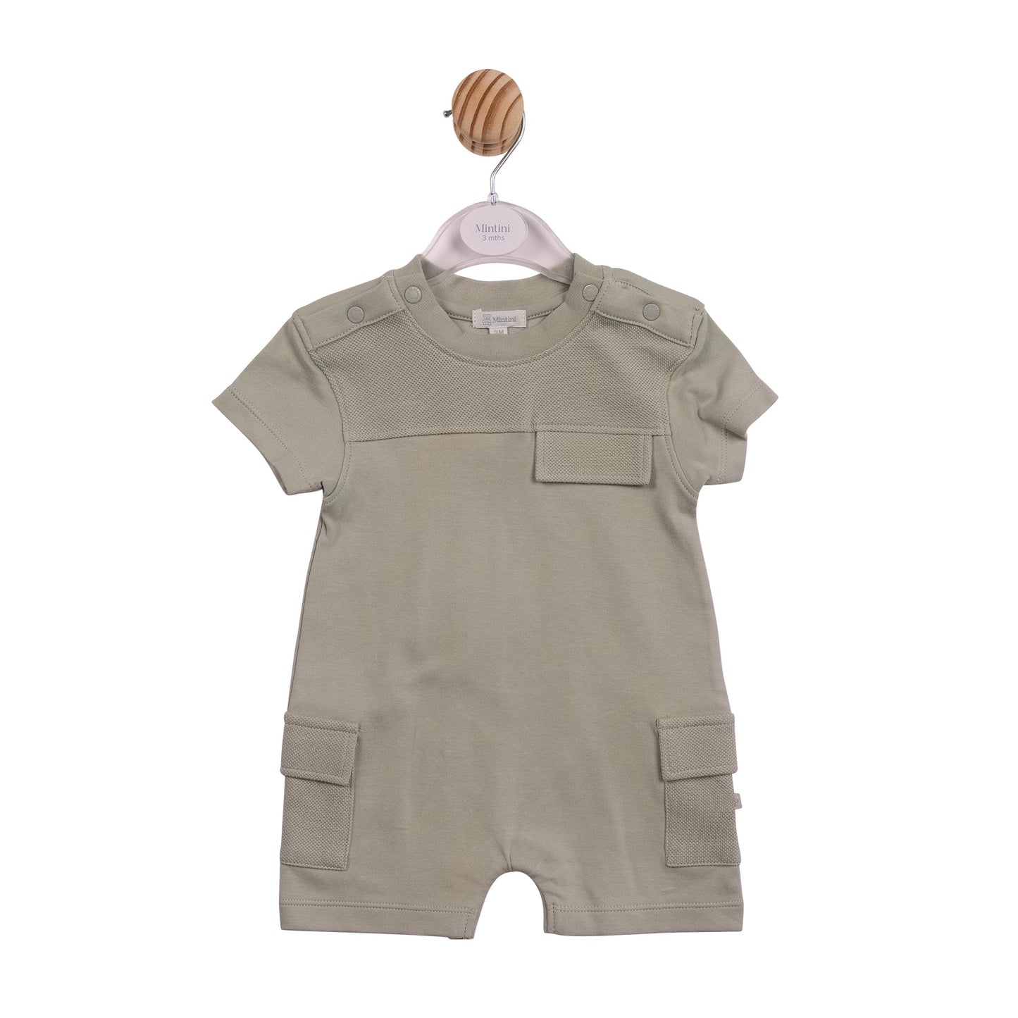 Sage Cargo Romper