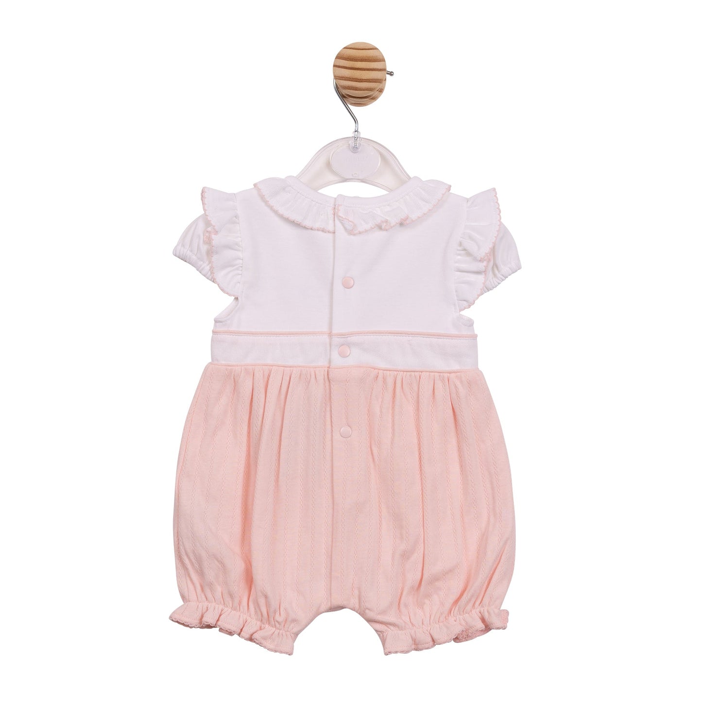 Pink Jacquard Romper
