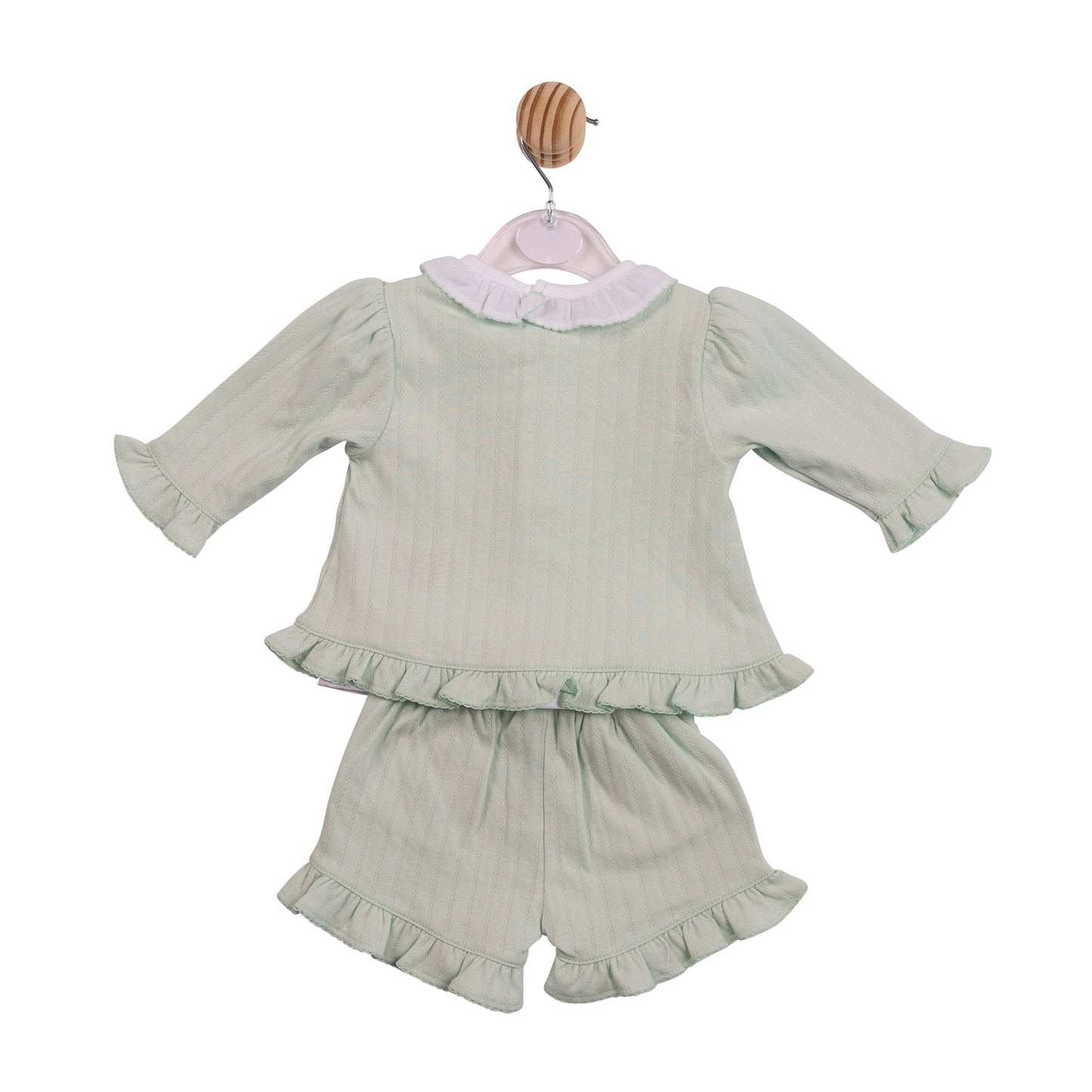 Sage Jacquard 3pc Short Set
