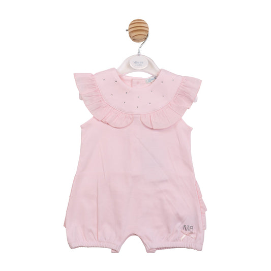 Pink Diamante Romper