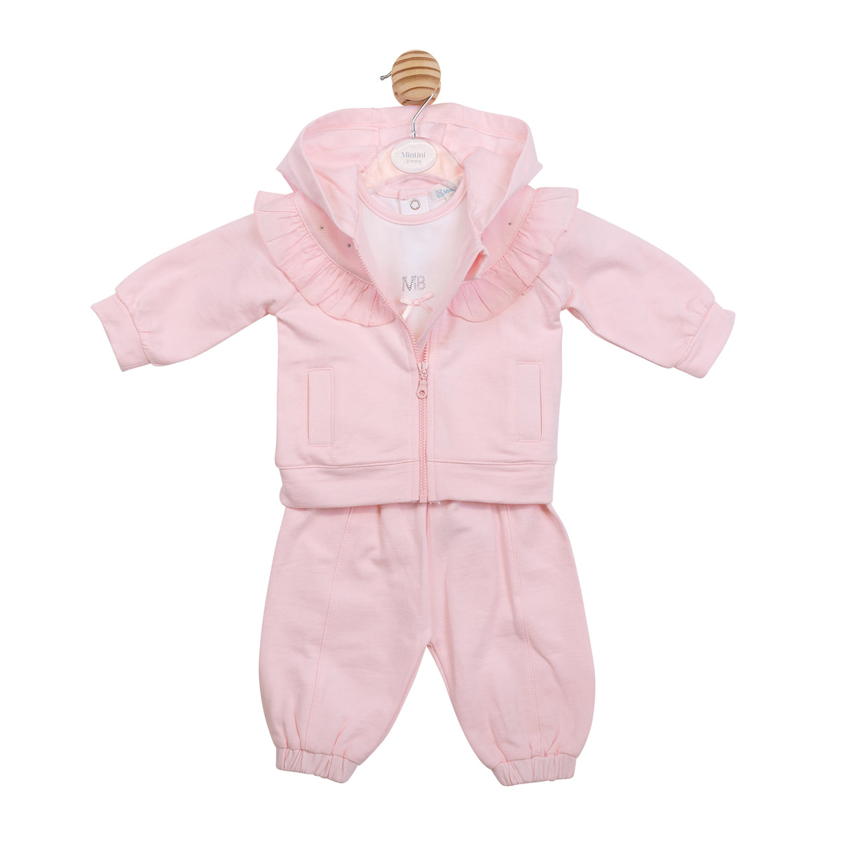 Pink Diamante 3pc Tracksuit