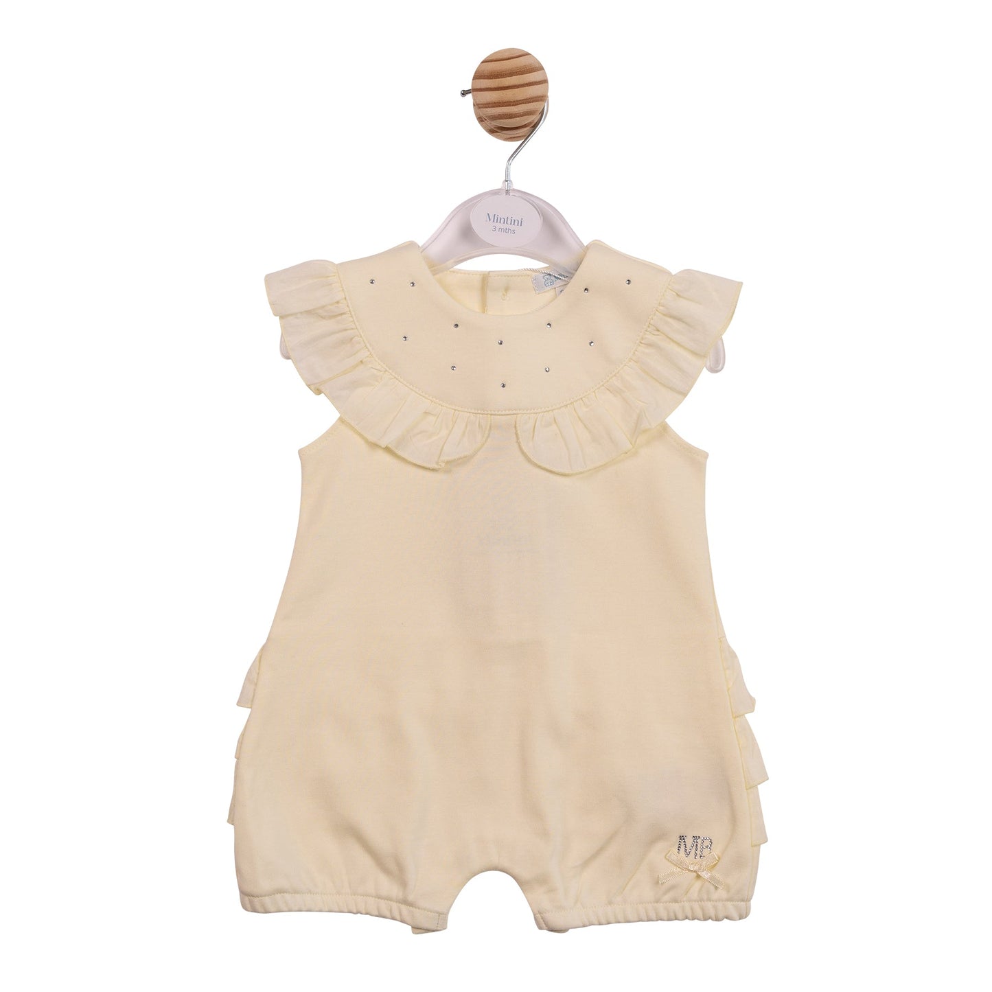 Yellow Diamante Romper