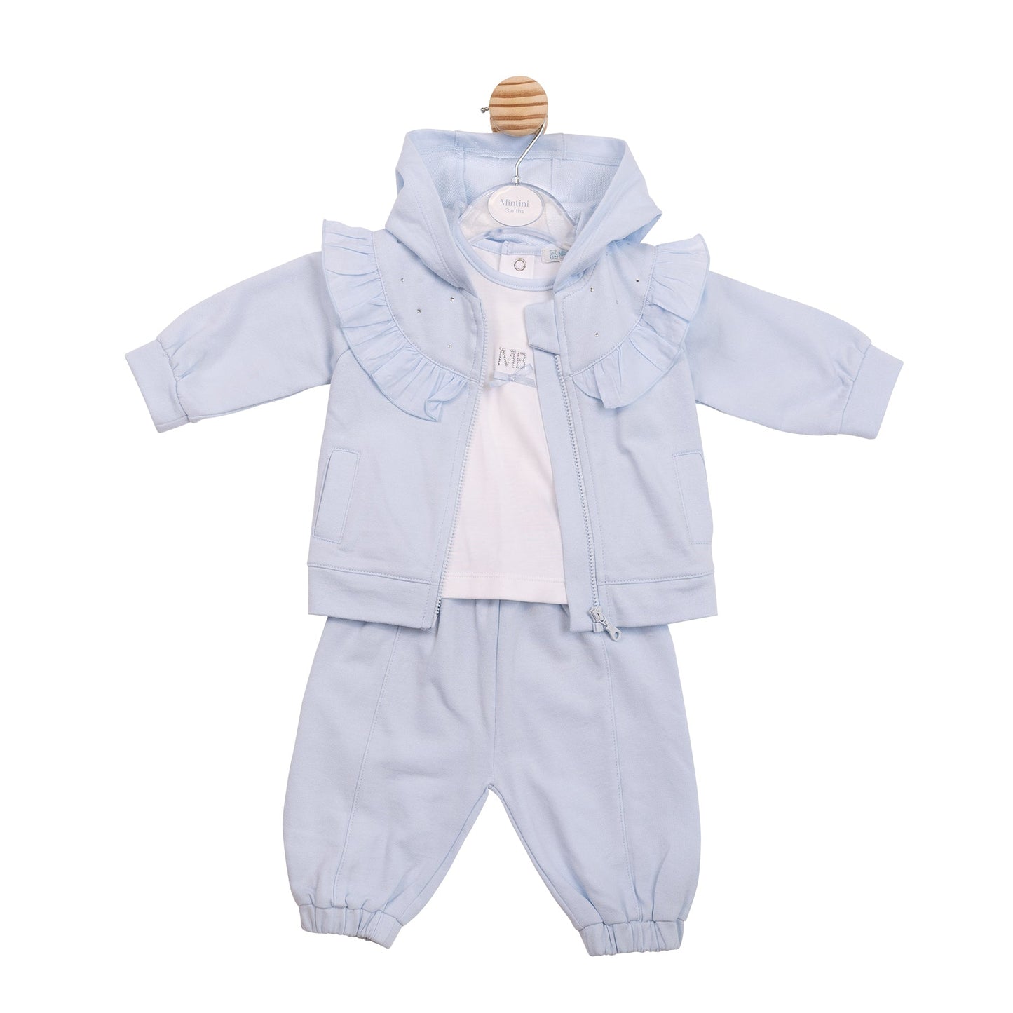 Blue Diamante 3pc Tracksuit