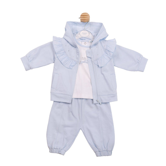 Blue Diamante 3pc Tracksuit