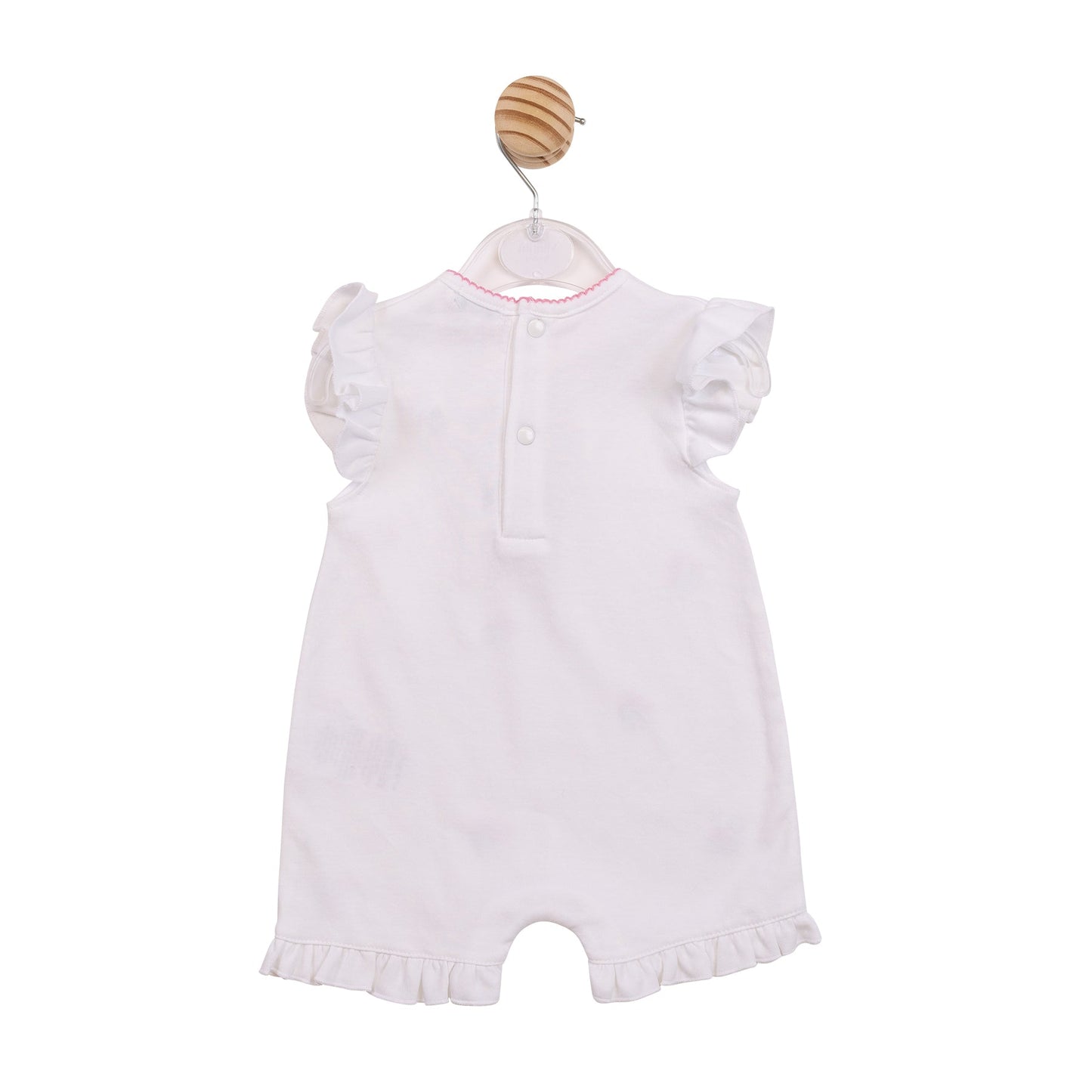 Flower Embroidered Romper