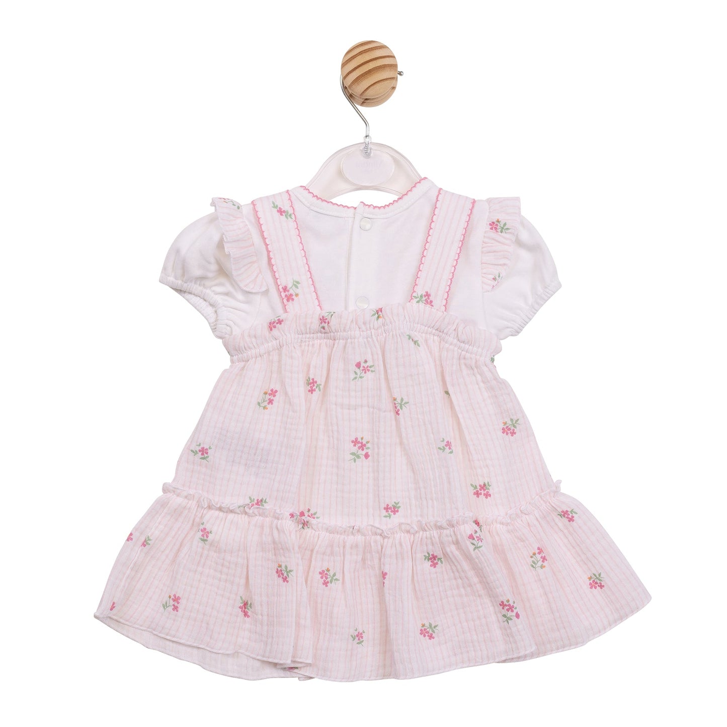 Flower Embroidered Pinafore