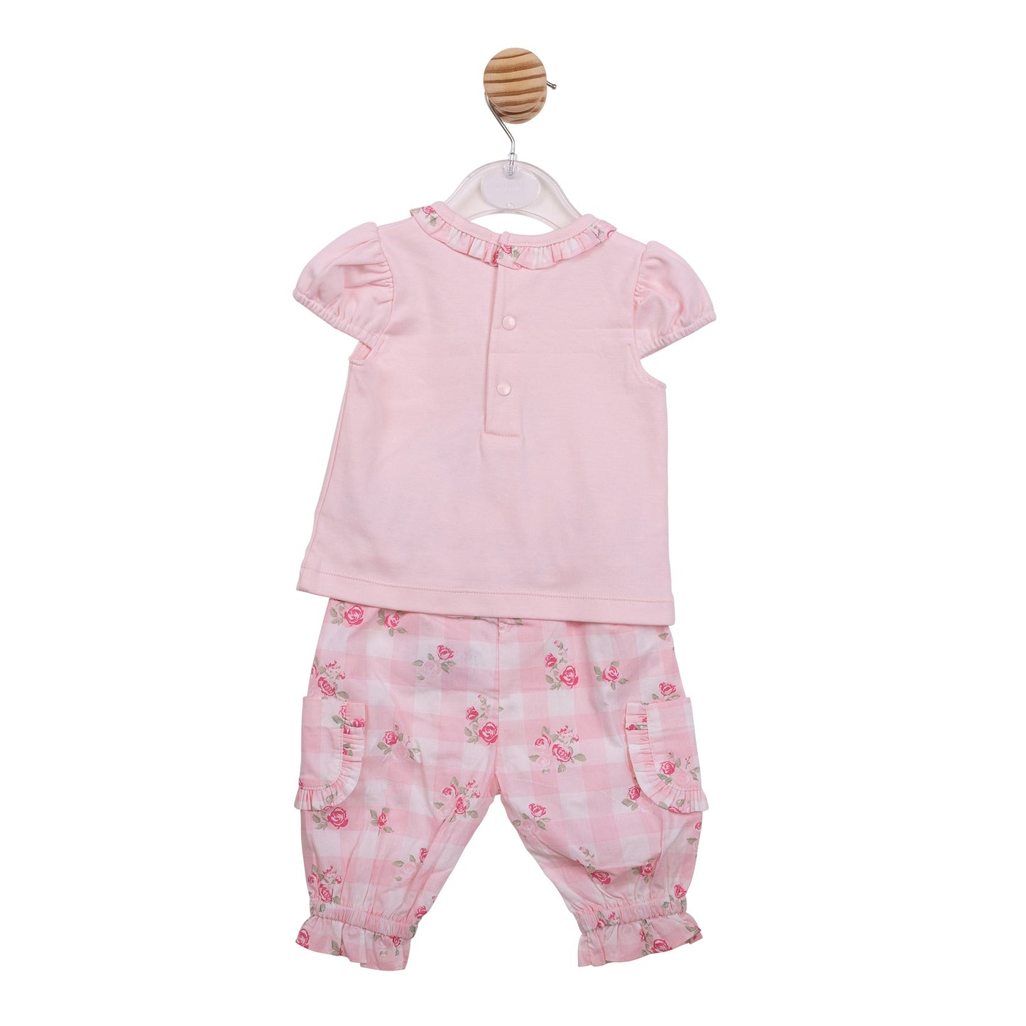 Pink Gingham Top and Trouser