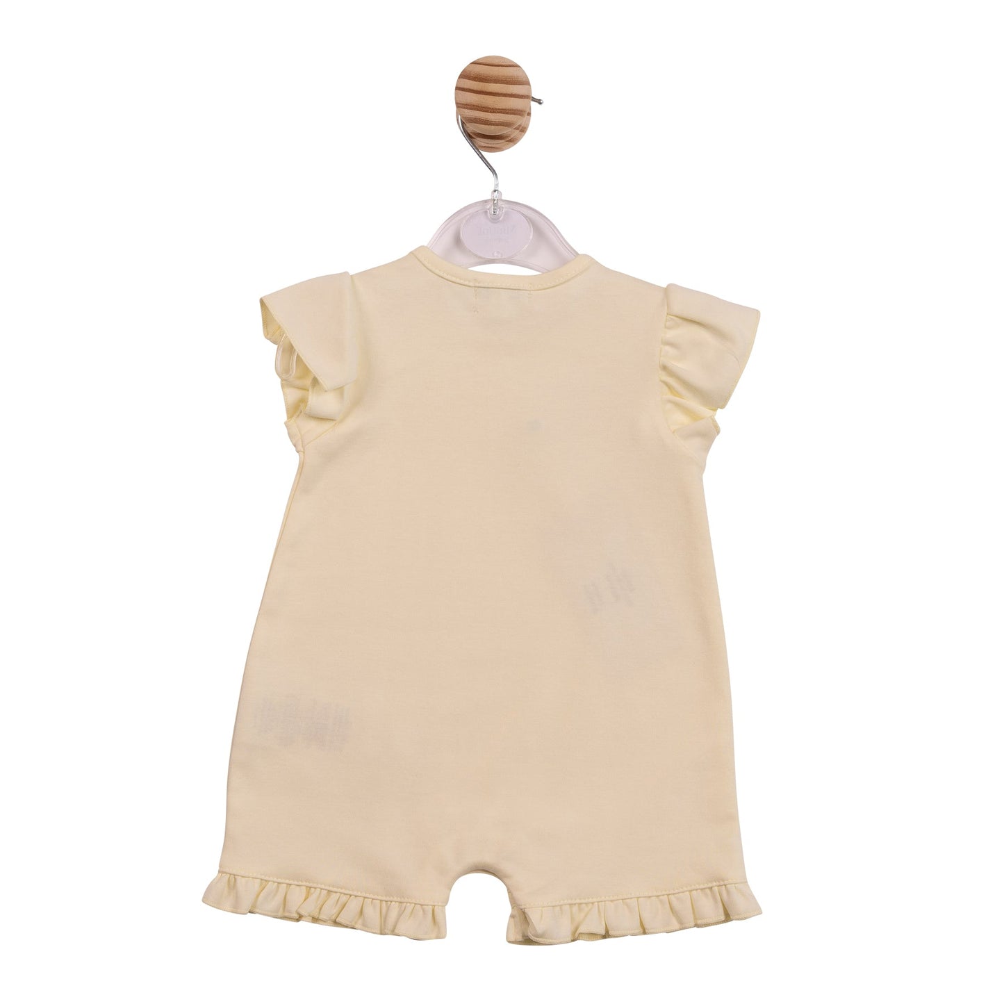Yellow Applique Flower Romper